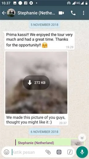 volcano near jakarta - treveller's review by whatsapp - 03
