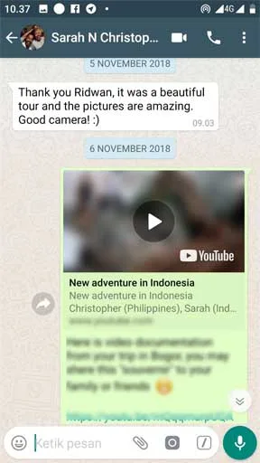 volcano near jakarta - treveller's review by whatsapp - 09