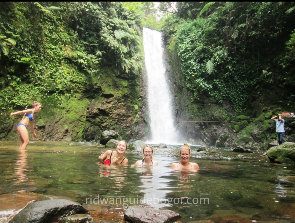 volcano near jakarta - swimming in this nature waterfalls will make your body and mind refreshed