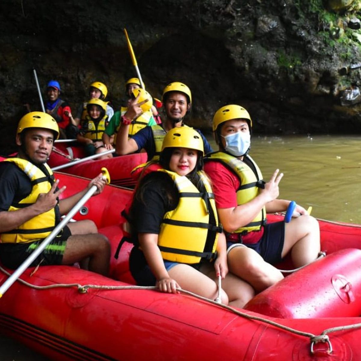 Rafting Fun Moment