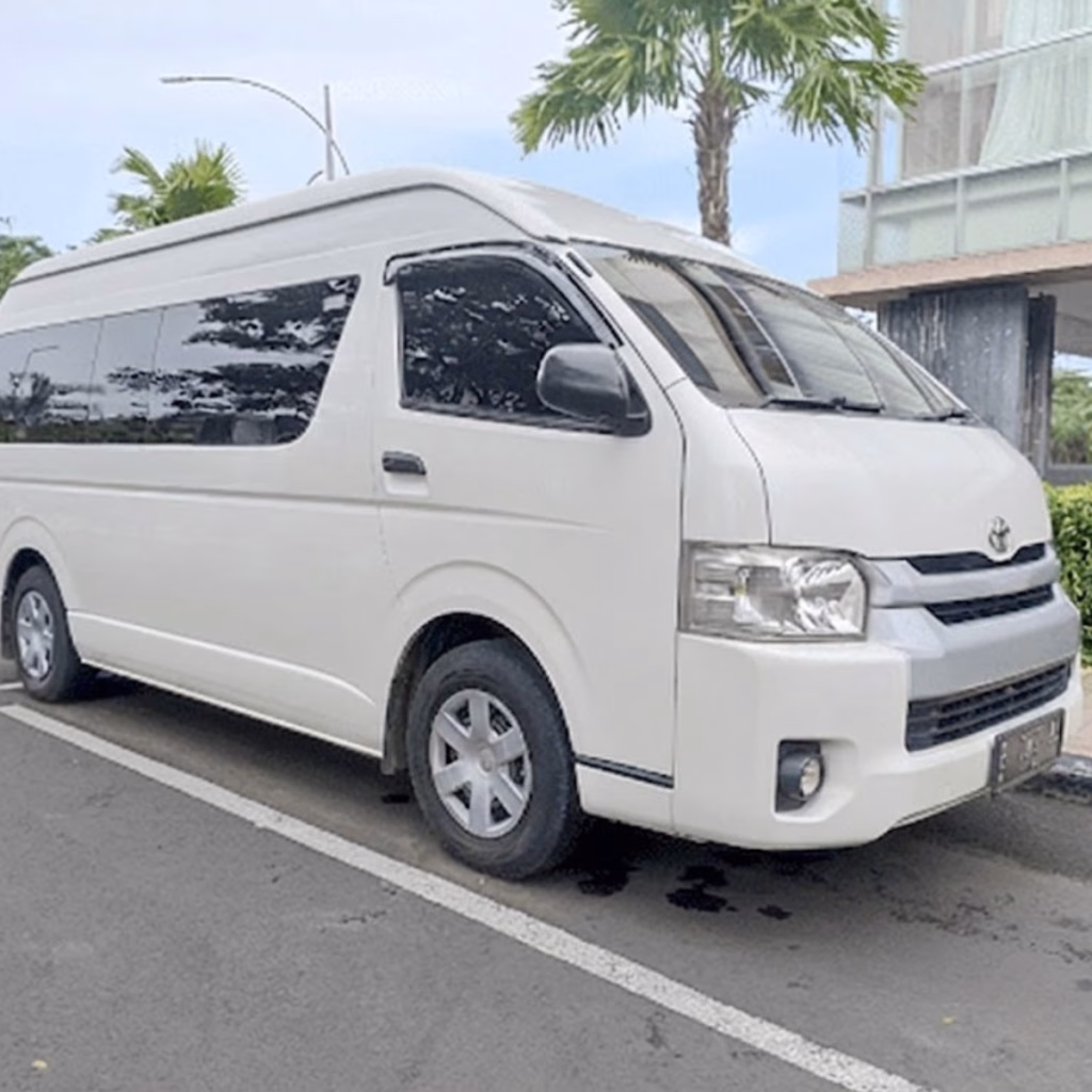 Hiace minibus for Airport Transfer CGK Service - Ridwan Guide Bogor