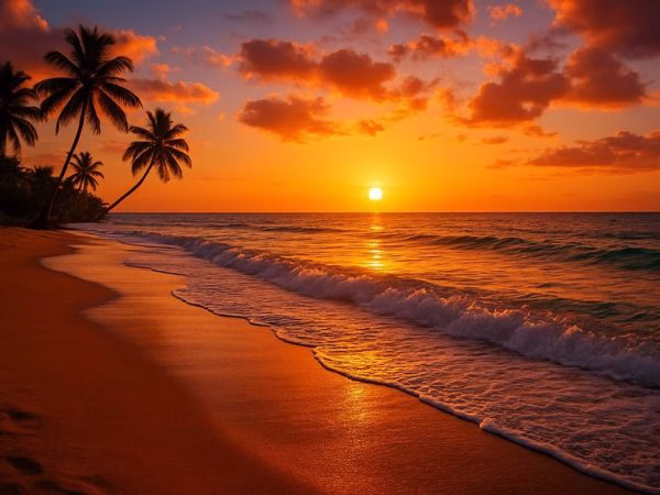 Pangandaran Beach Scenery