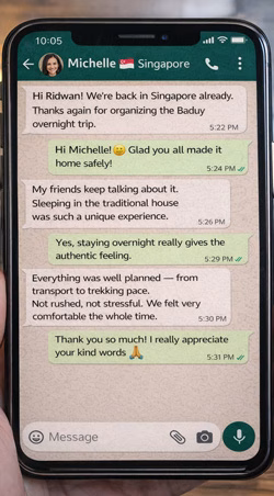 Testimoni Baduy Michelle