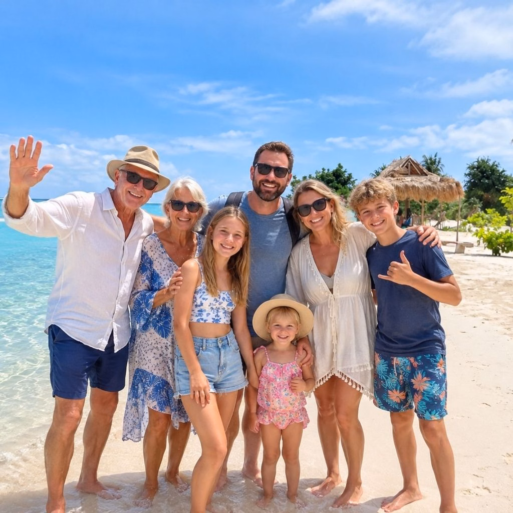 Thousand Islands Family Beach Trip by Ridwan Guide Bogor